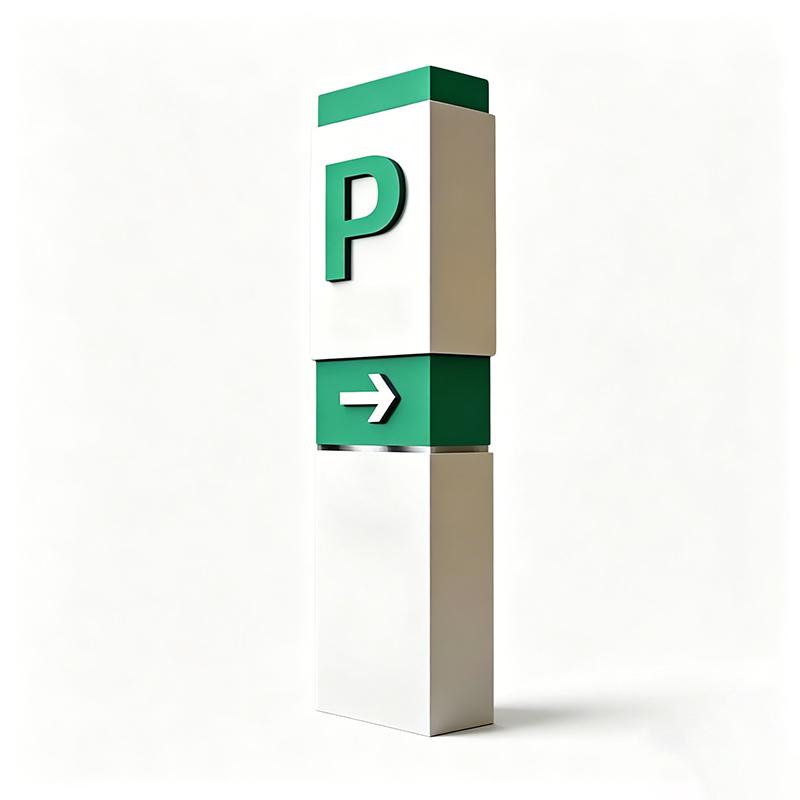 Parking warning sign
