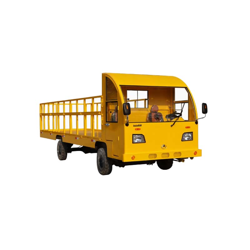 Electric flatbed vehicle