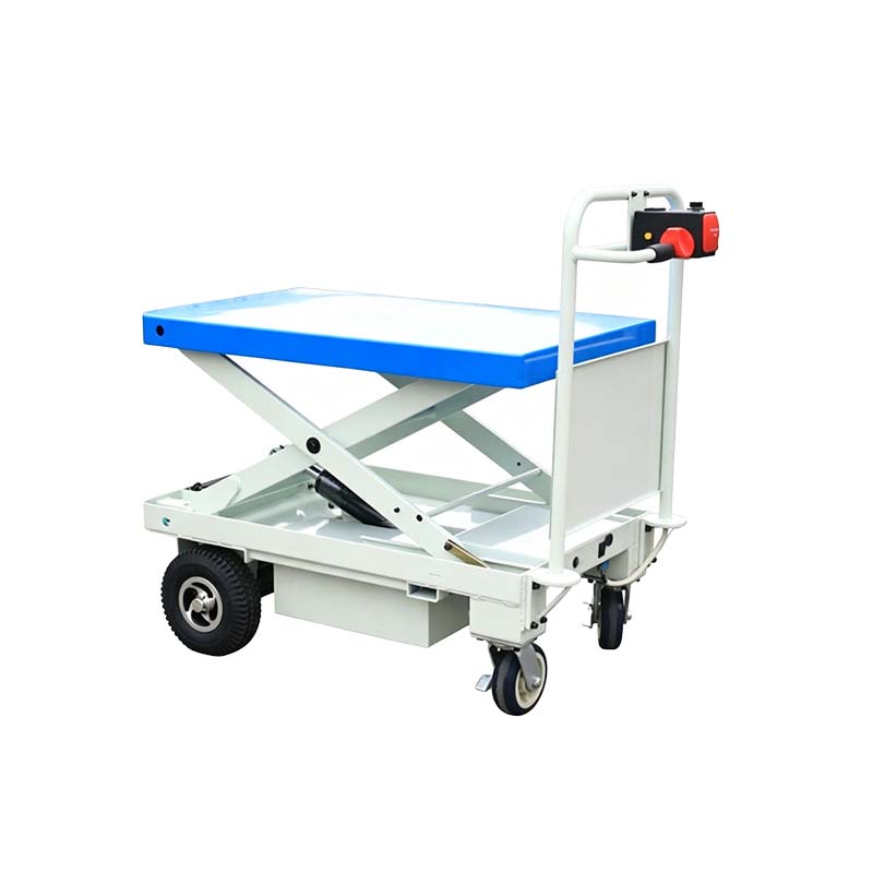 Electric flatbed vehicle