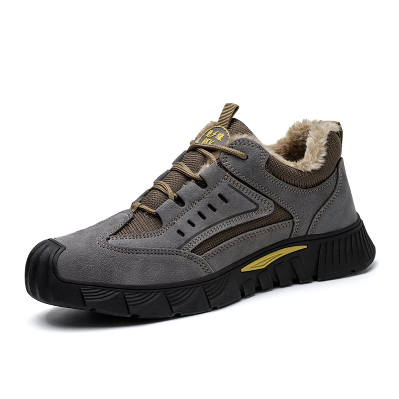 Insulated Shoes, Impact & Puncture‑Resistant Safety Work Shoes with Plastic Steel Toe Cap, Kevlar Midsole & Anti‑Slip Rubber Outsole