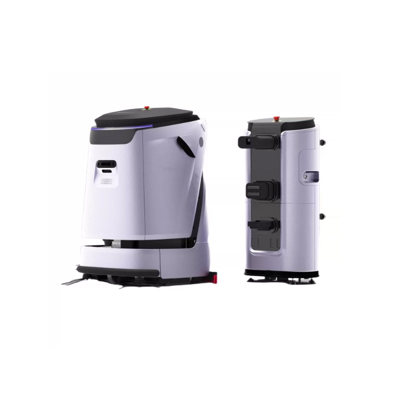 Commercial Robotic Floor Scrubber Fully‑Auto Sweep‑Mop‑Suction Robot for Garage Factory Workshop Industrial Indoor Cleaning