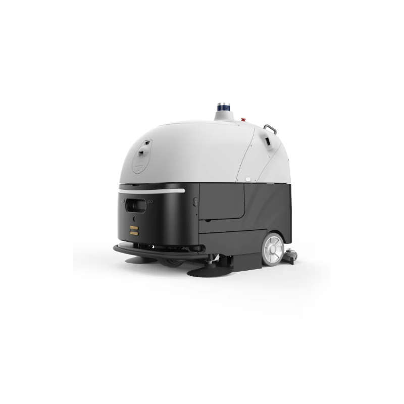 Autonomous Robotic Floor Scrubber SC80 Commercial Industrial Unmanned Cleaning Robot for Factory Warehouse Parking Lot