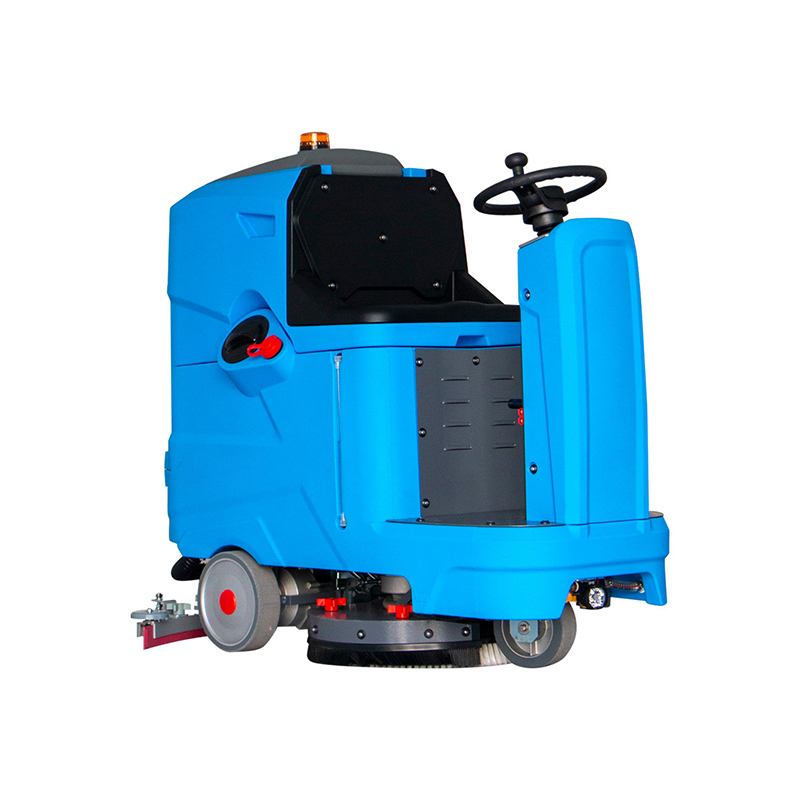 Ride‑on Floor Scrubber, Double‑brushes Auto Floor Washer Dryer for Warehouse Mall Parking Lot Property Indoor & Outdoor Cleaning