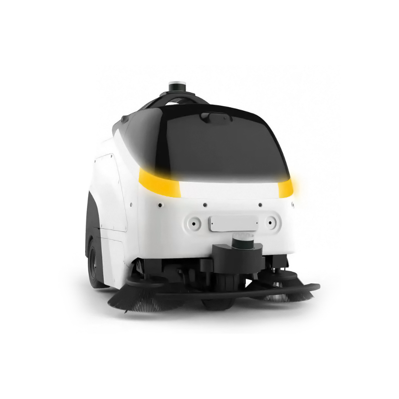 Autonomous Industrial Sweeping Robot, Laser Navigation Unmanned Outdoor Sanitation Floor Scrubber Sweeper Robot