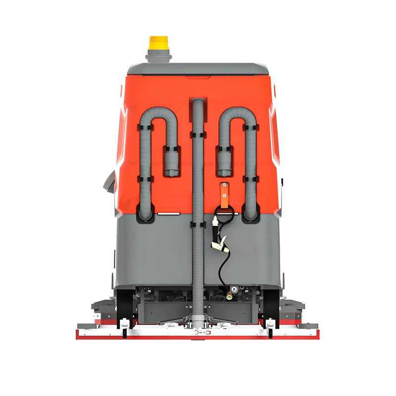 Ride‑on Electric Floor Scrubber Dryer, 48V Industrial Commercial Floor Washer for Supermarket Hotel Property Parking Lot Indoor & Outdoor Cleaning