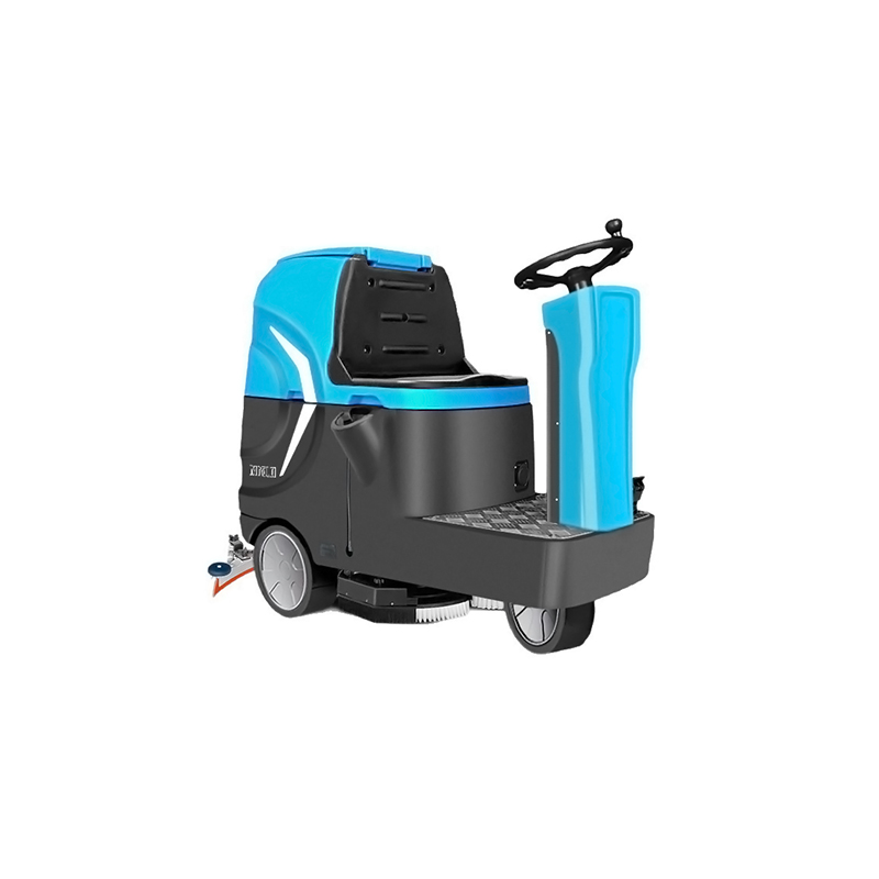Ride‑on Industrial Floor Scrubber, 24V Lead‑acid / Lithium Battery All‑in‑One Floor Washer for Indoor & Outdoor Factory Workshop Ground Cleaning