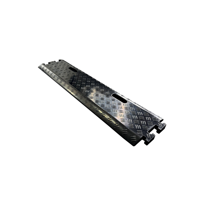 Thick Rubber Speed Bump Movable Slope Ramp Pad For Indoor Outdoor Temporary Road Speed Control