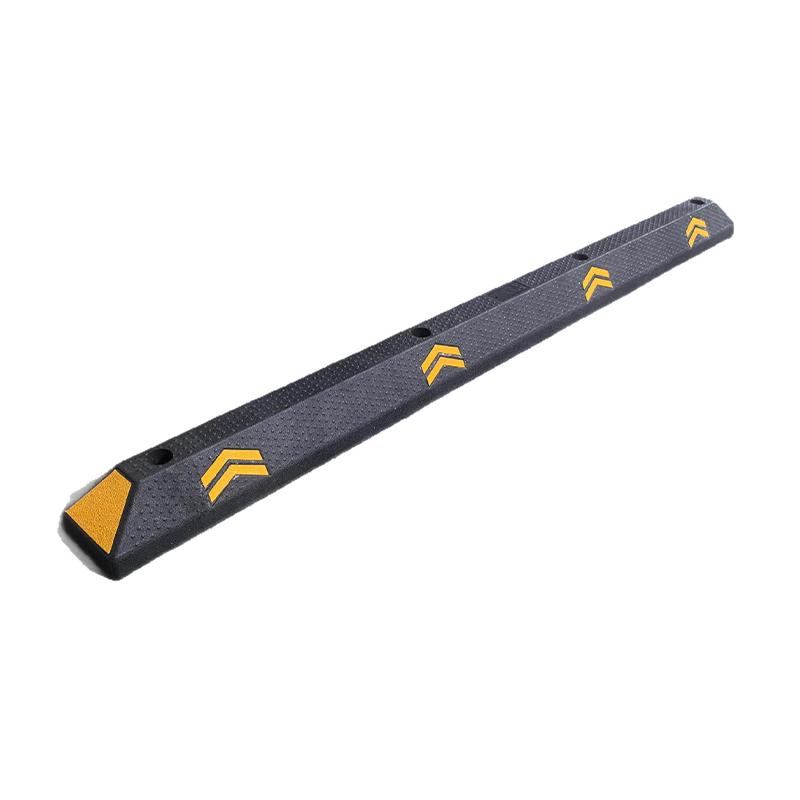 Rubber‑Plastic Wheel Stopper 1830*150*100mm Reflective Parking Wheel Chock Car Positioning Blocker For Parking Lot