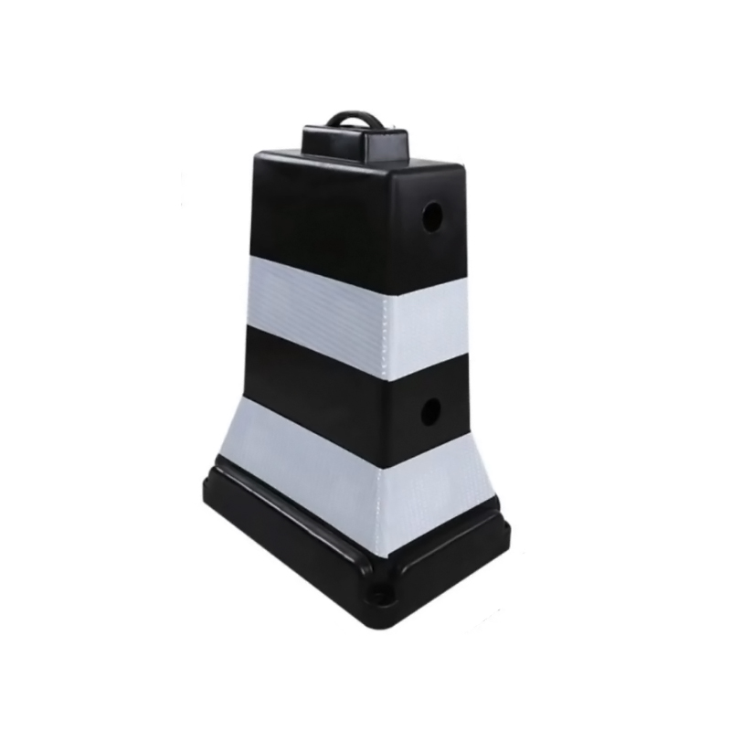 Traffic Isolation Barrier, Flexible Anti‑Collision Road Separator With Reflective Strips For Roadway Warning