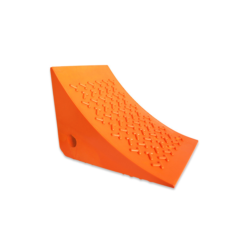 20T Polyurethane Wheel Chock , Portable Heavy‑Duty Truck Tire Stopper Anti‑Slip Wheel Wedge