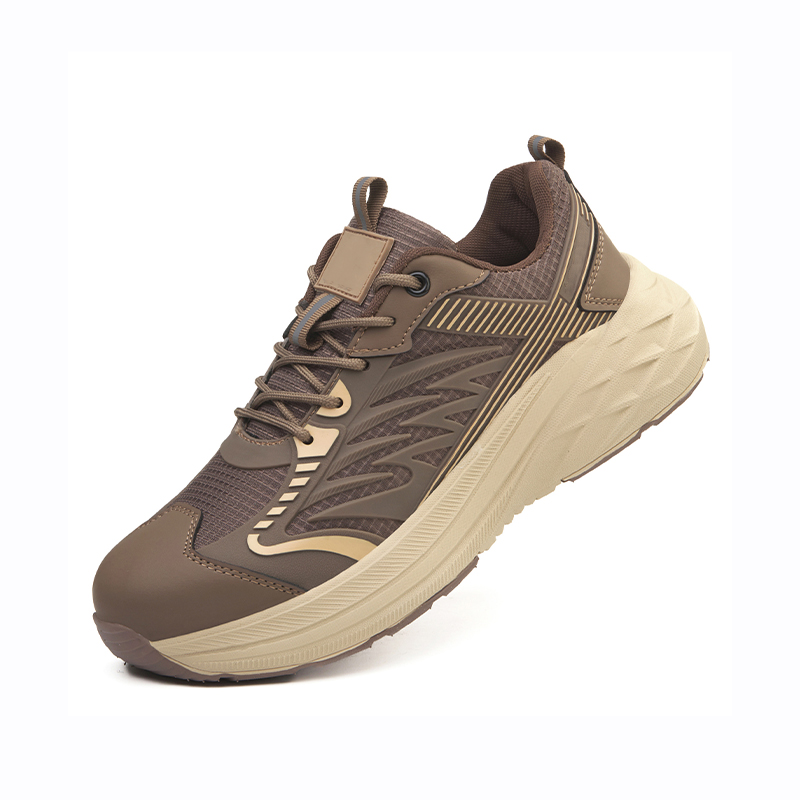 Impact‑Resistant Shoes, Safety Work Shoes with Comfortable Scratch‑Resistant TPU Upper, Skin‑Friendly Fine‑Textured Ankle Opening & Cushioned EVA‑Rubber Patch Outsole