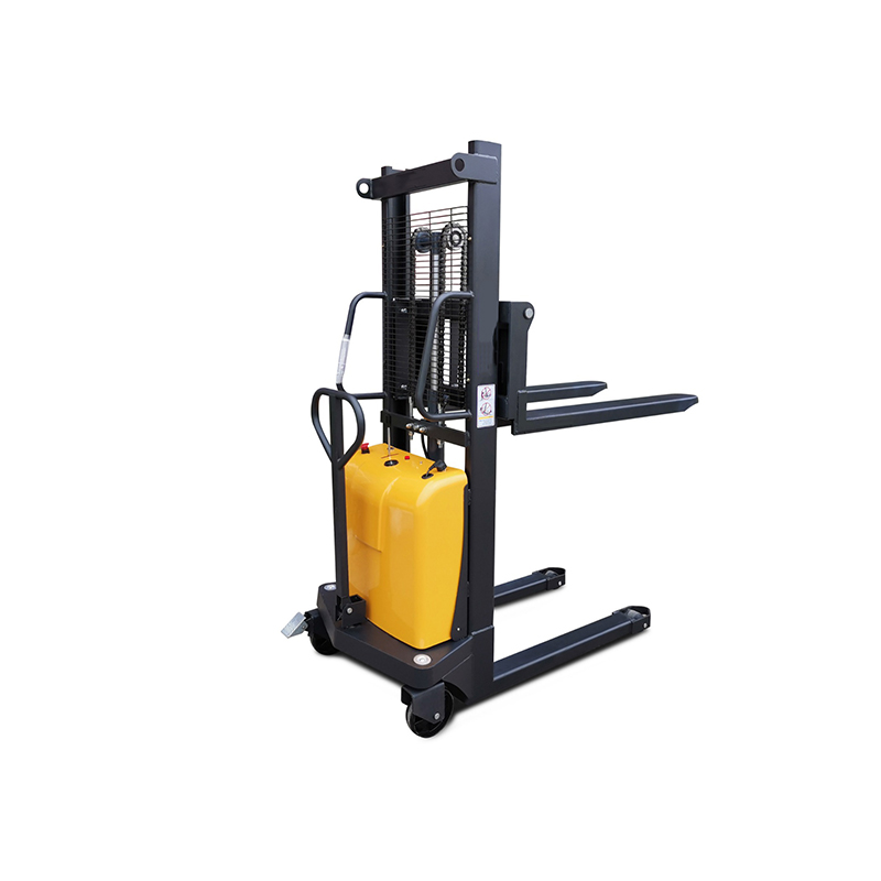 1.5 Ton Semi‑Electric Stacker, 1600mm Lift Height C‑Steel Mast Hydraulic Lifting Pallet Stacker