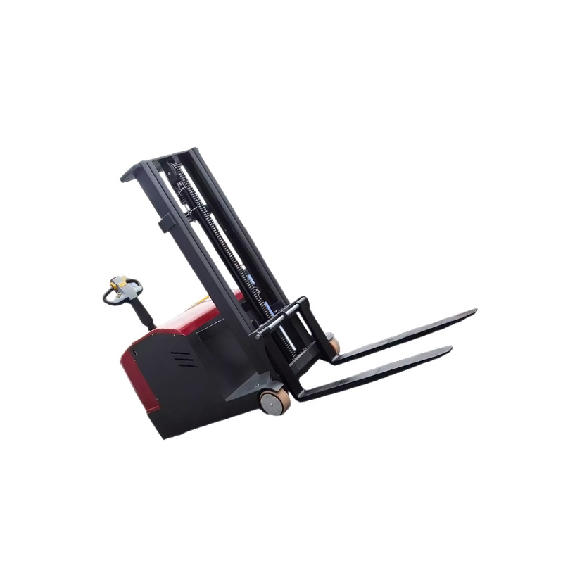 Stand‑on Heavy‑Duty Electric Stacker, 3500mm Lift Height Warehouse Cargo Lifting Stacking Electric Forklift