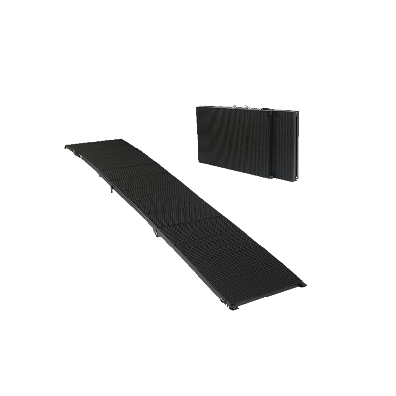 Folding Dog Car Ramp, Non‑Slip Pet Vehicle Loading Ramp for Large Dogs Outdoor Stair Access