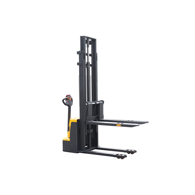 1.5‑2Ton Walk‑behind Electric Pallet Stacker, 1600mm Lifting Height Hydraulic Warehouse Electric Stacking Forklift