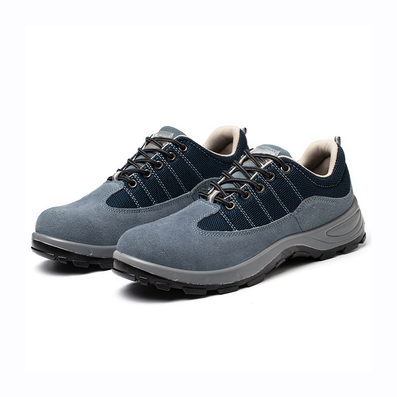 Impact‑Resistant Shoes, Breathable Safety Work Shoes with Wear‑Resistant Woven Shoelaces, Honeycomb Inner Lining & Shoe‑Body Ventilation Holes