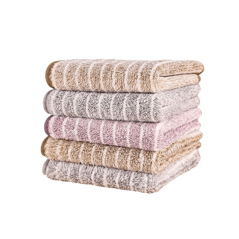 Thick Striped Microfiber Dish Cloth, Kitchen Oil Cleaning Rag, Lint-Free Absorbent Table Wipe, Scouring Cleaning Towel
