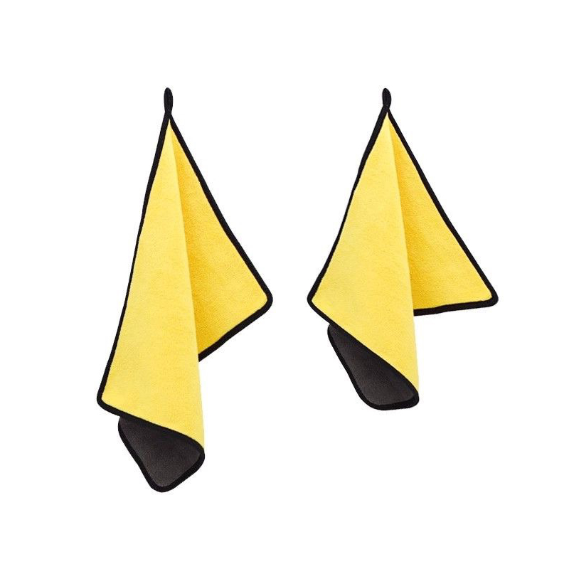 Dual Sided Coral Fleece Multi-purpose Towel, Microfiber Lint-Free Absorbent Towel For Car & Fishing Rod Cleaning
