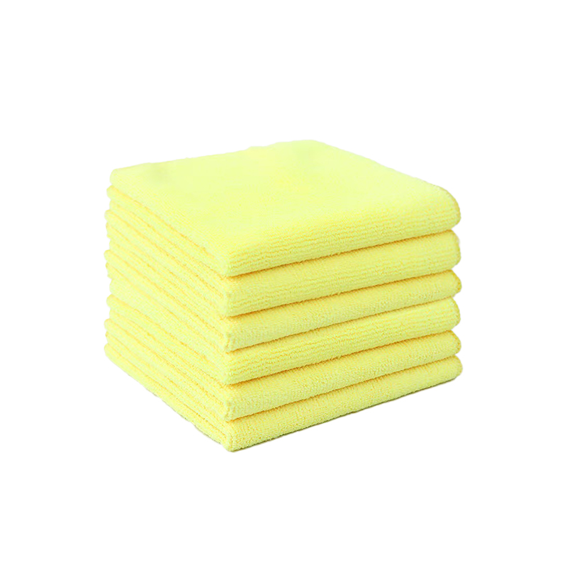 300g Microfiber Knitted Locked Edge Towel, Lint & Fade Resistant, Multi-purpose Cleaning Cloth 40*40cm for Car & Kitchen