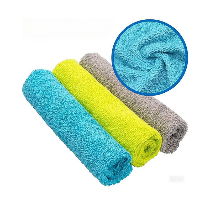 Cross-border Microfiber Cleaning Cloth, Absorbent Durable Dish Towel, Amazon Kitchen Glass Wiping Towel