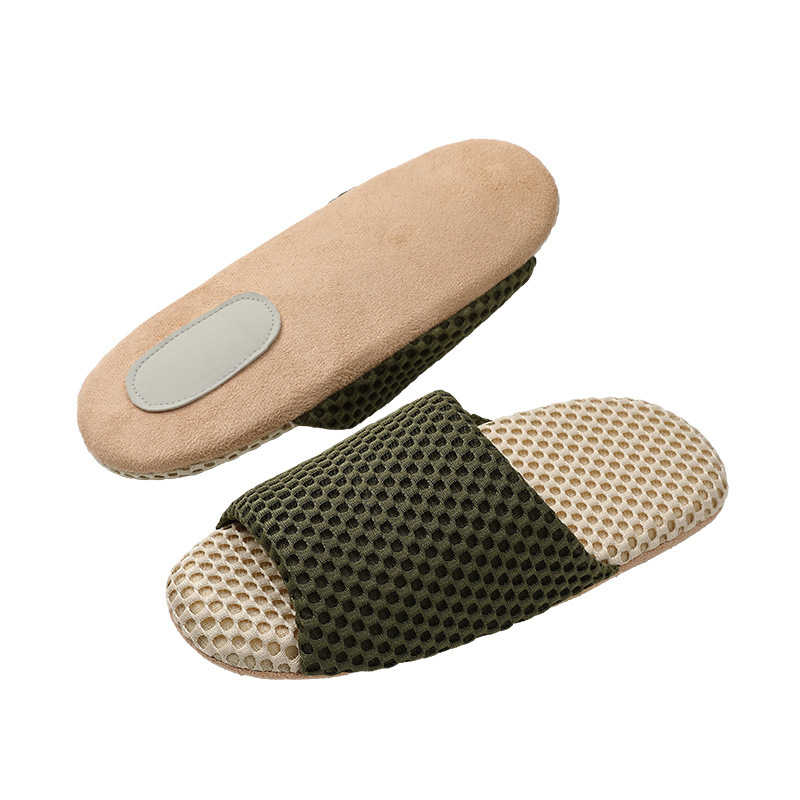 Slippers – Premium Skin-Friendly Fabric Sleep-Grade Silent Fold-Resistant PU Anti-Slip Comfortable Shoes