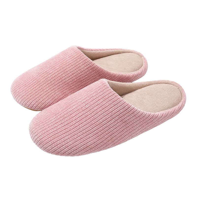 Anti-Slip Cotton Slippers – Flexible Fold-Resistant TPR Outsole Breathable Skin-Friendly Foam Midsole Shoes