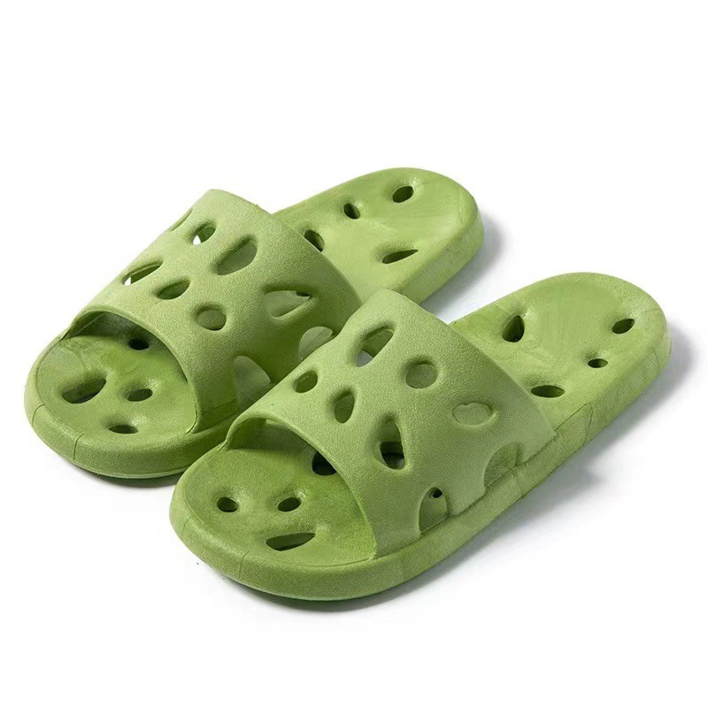 Slippers – PVC Foam Hollow Drainage Quick-Drying Anti-Slip Lightweight Soft Comfortable Shoes