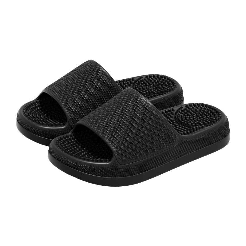 Slippers – Massage Particles Anti-Slip Front Platform Raised Tread Comfortable Shoes