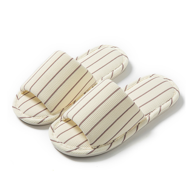 Linen Slippers – Cotton-Linen Breathable Sweat-Absorbing Quick-Drying Anti-Slip Comfortable Shoes