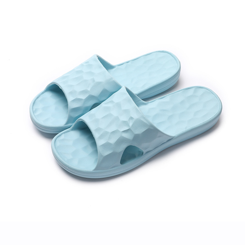 Slippers – EVA Water-Cube Textured Upper Soft Bouncy Anti-Slip Streamlined Comfortable Shoes