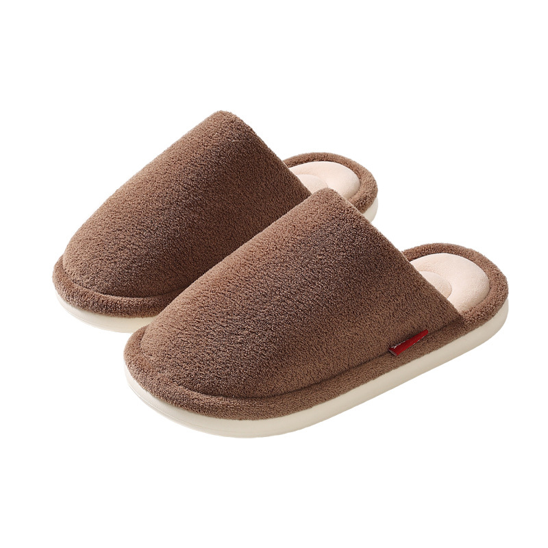 Slippers – Plush Lining Arch Support Anti-Slip Wear-Resistant Silent Soft Comfortable Shoes