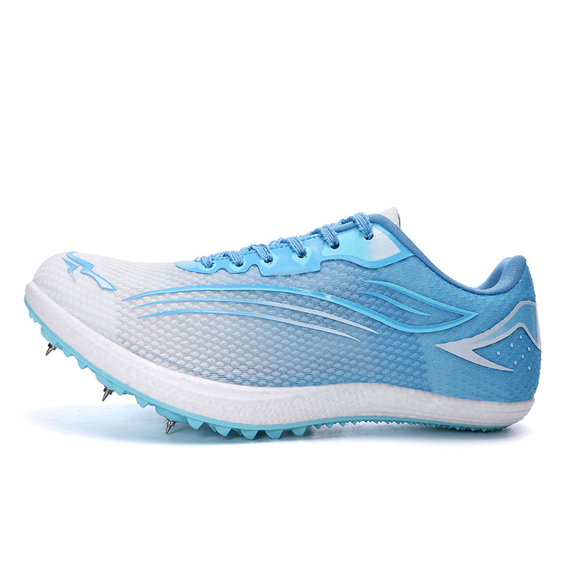 Spiked Shoes – Breathable Textured Upper Soft Foam Mesh Lining TPU Anti-Slip Cushioned Running Shoes