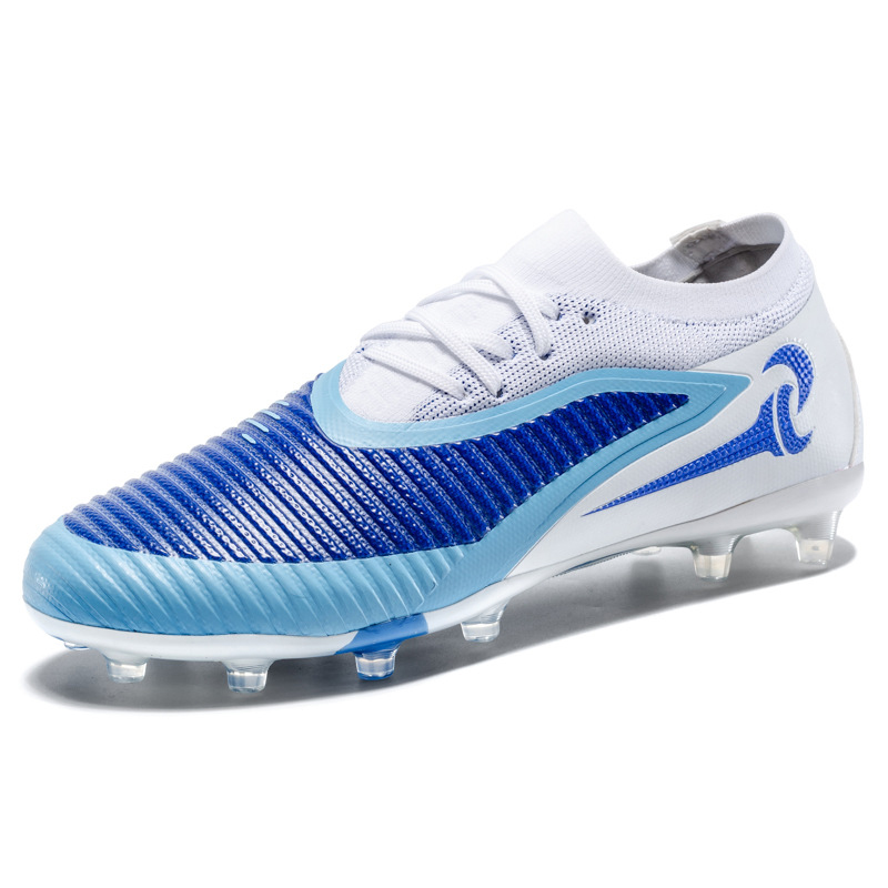 Spiked Shoes – TPU Seamless Flyknit Collar Cynlone 360 Outsole Long-Stud FG Football Shoes