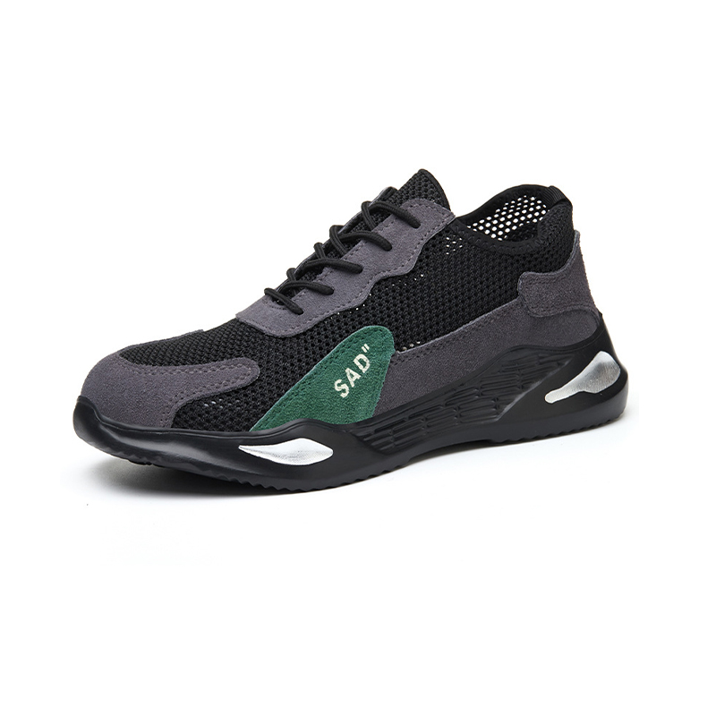 Lightweight Breathable Safety Shoes Anti-Smash Anti-Puncture Anti-Slip Work Shoes for Men