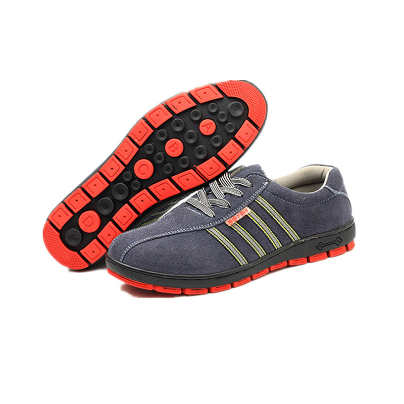 6KV Insulated Safety Shoes, Lightweight Breathable Suede Cowhide Work Shoes, Soft Anti-Slip Beef Tendon Sole Insulating Protective Shoes