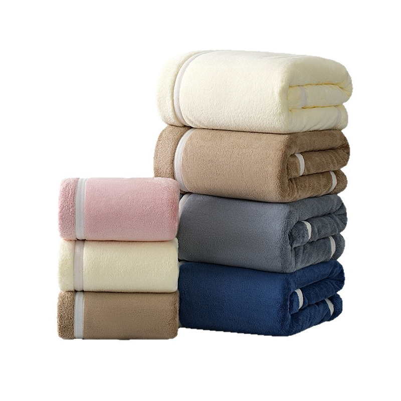 Towel – Quick-Absorbing Easy-Wash Quick-Dry Breathable Evenly Bound Edges Soft Fluffy Absorbent Towel