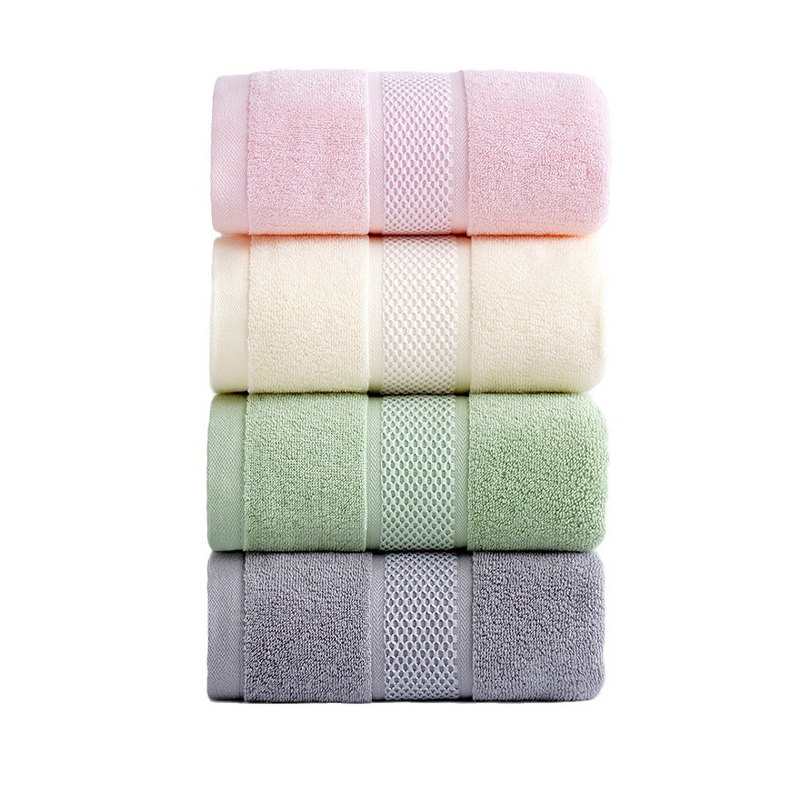 Towel – Combed Cotton Naturally Soft Resilient Shed-Resistant Exquisite Edge Binding Premium Fabric Towel