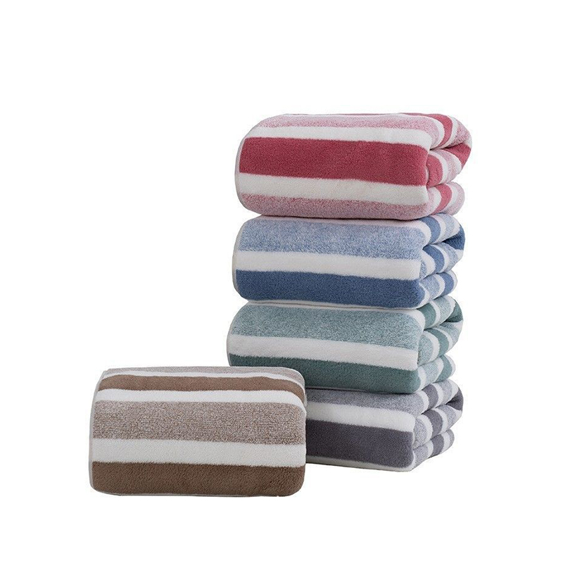 Towel – High-Density Fleece Base Evenly Arranged Terry Loops Fluffy Breathable Smooth Towel
