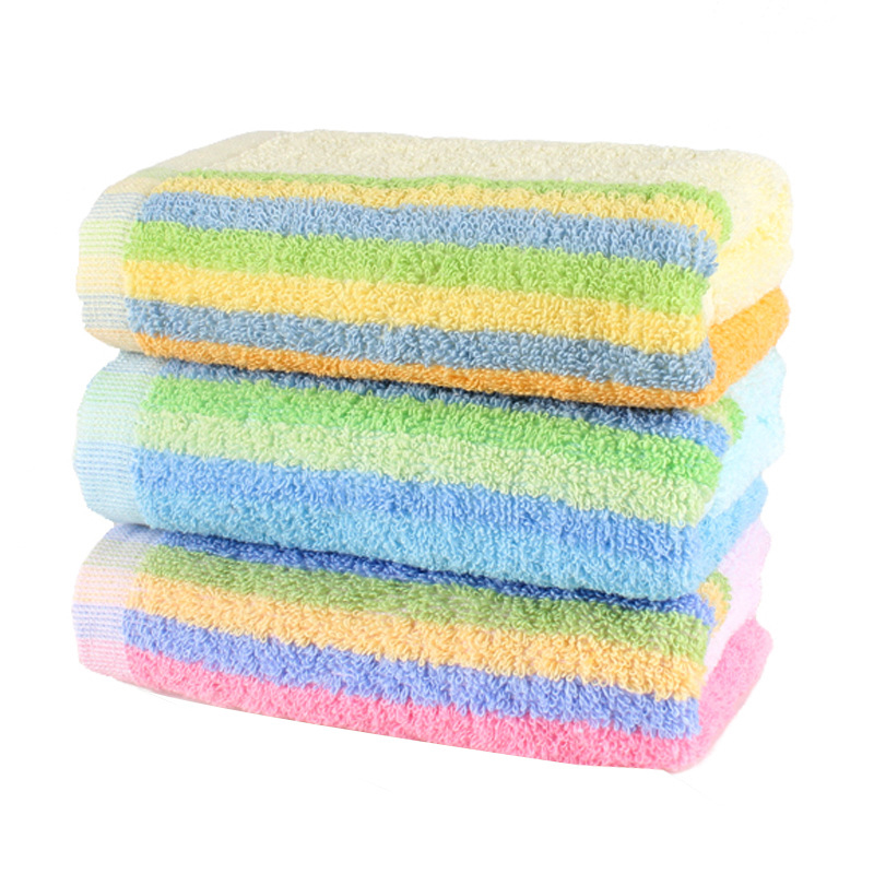 Towel – Exquisite Neat Terry Loops Edge Binding Sturdy Edge-Locking Long Soft Fibers Quick-Absorbing Towel
