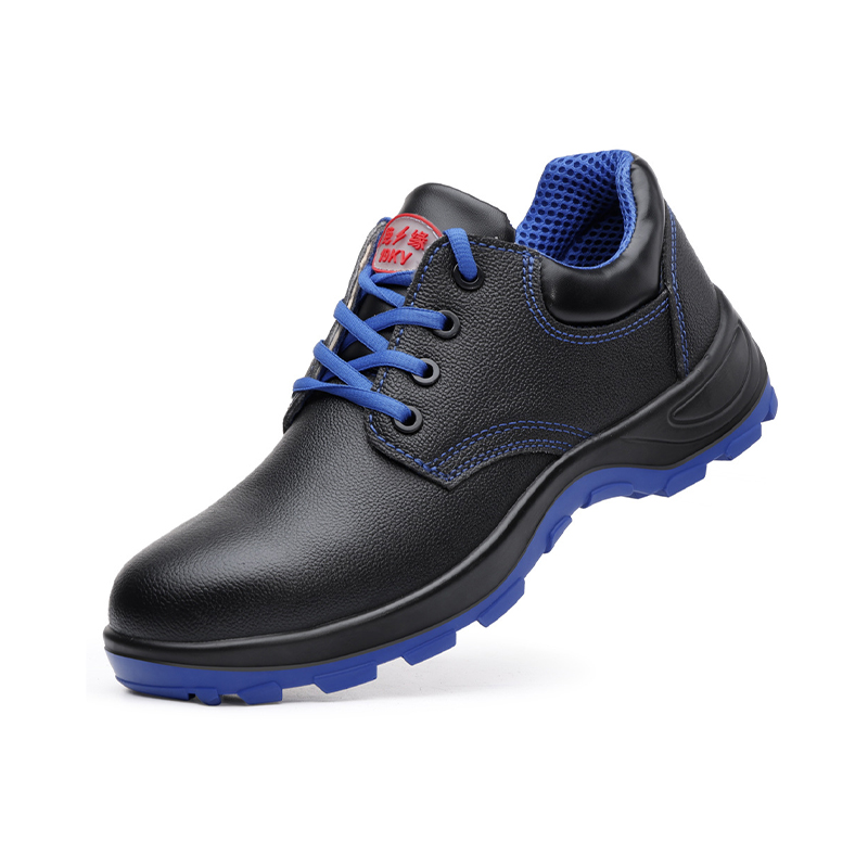 10KV Insulated Safety Shoes, Waterproof Split Leather Anti Smash Anti Puncture Dual Density Solid Outsole Electrician Work Shoes