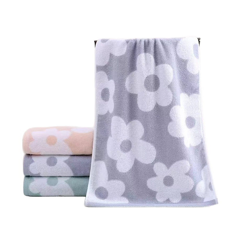 Towel – Fluffy Thick Good Water Absorption Reactive Printing Dyeing Soft Fine Long Cotton Fiber Towel