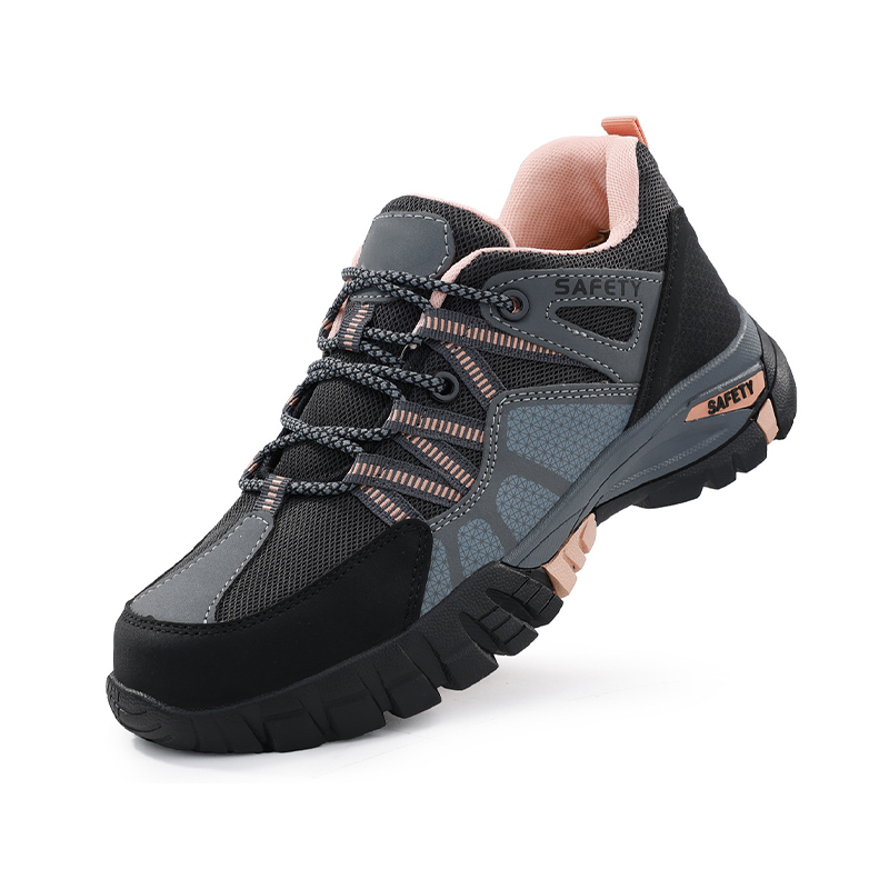 10kV Insulated Safety Shoes for Women, Anti Smash Anti Puncture Hiking Style Work Shoes, Breathable Anti Slip Rubber Sole