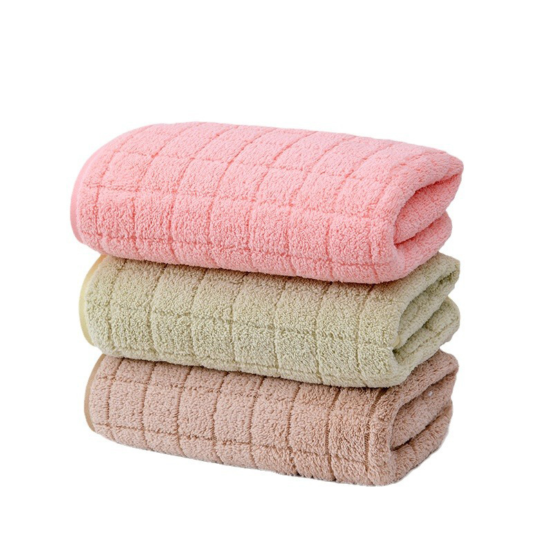 Towel – Soft Comfortable Long Fibers Hanging Loop Exquisite Edge Binding Fine Dense Stitching Towel