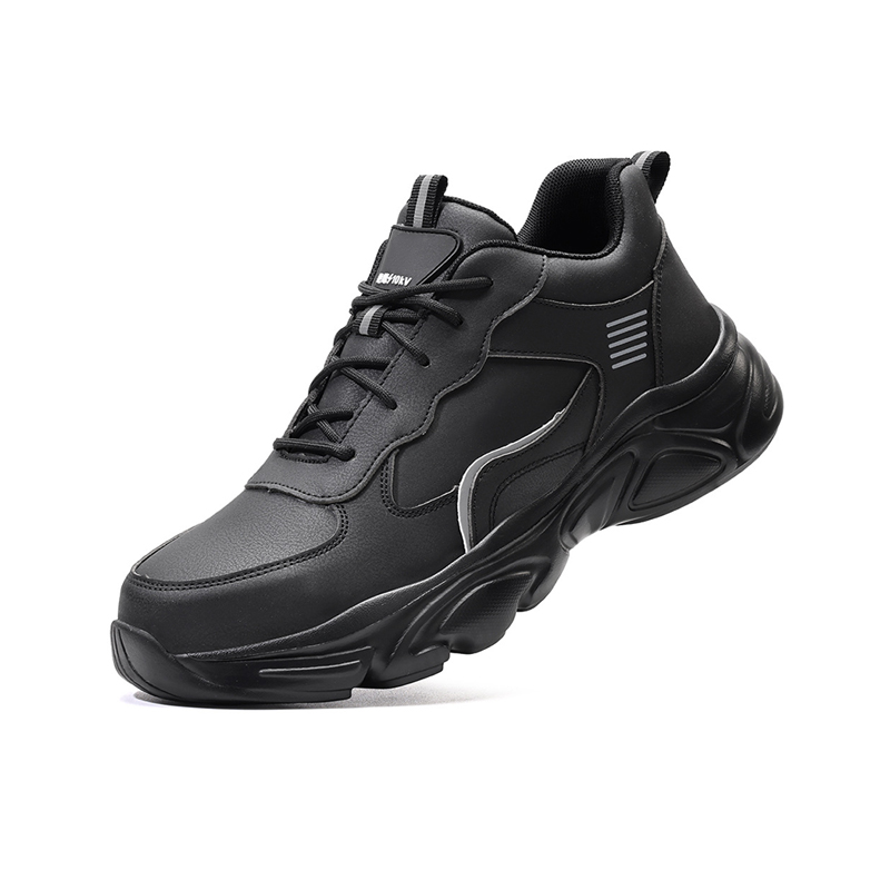 10kV Insulated Safety Shoes, Water Repellent Microfiber Anti Smash Anti Puncture Work Shoes, Light Soft Rubber-Plastic Outsole for Electricians