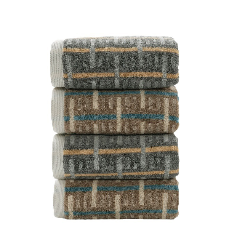 Towel – Pure Cotton Soft Absorbent Fine Dense Stitching Even Terry Loops Combed Shed-Resistant Towel
