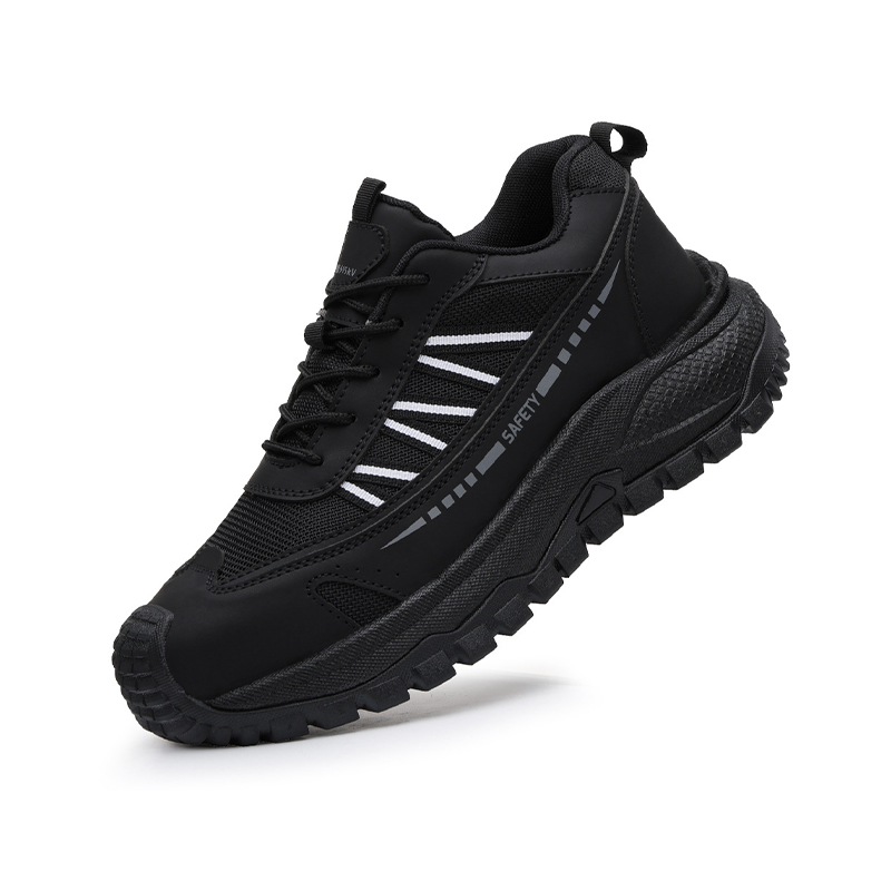 15kV Insulated Safety Shoes, Lightweight Soft Anti Smash Anti Puncture Work Shoes, Breathable Slip Resistant MD Sole for Electricians