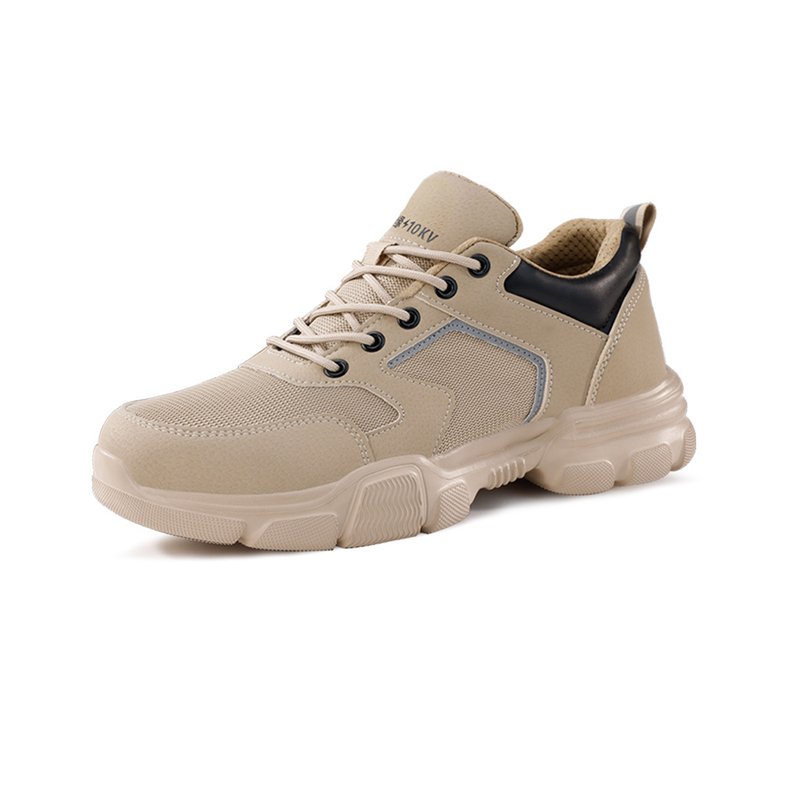 10KV Insulated Safety Shoes, Light Soft Anti Smash Anti Puncture Rubber-Plastic Outsole Breathable Electrician Work Shoes